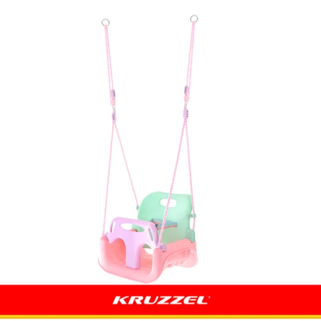 Гойдалка для дітей Kruzzel 3 в 1 Pastel (5900779962750)