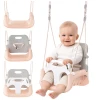 Гойдалка для дітей Kruzzel 3 в 1 Grey-Beige (5900779962767)