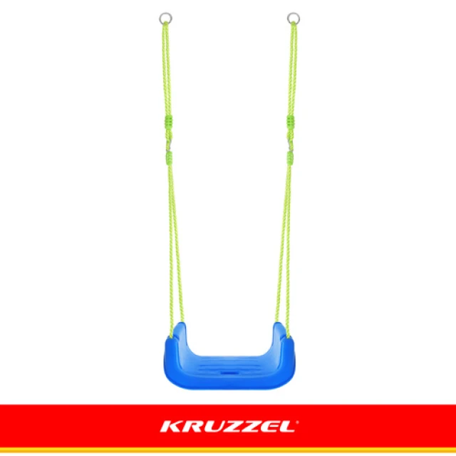 Гойдалка для дітей Kruzzel 3 в 1 Green-Blue (5900779962774)