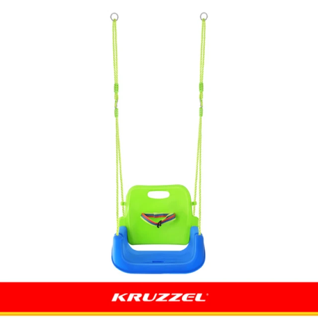 Гойдалка для дітей Kruzzel 3 в 1 Green-Blue (5900779962774)
