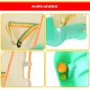 Гойдалка для дітей Kruzzel 3 в 1 Cream-Turquoise (5900779962781)