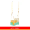 Гойдалка для дітей Kruzzel 3 в 1 Cream-Turquoise (5900779962781)