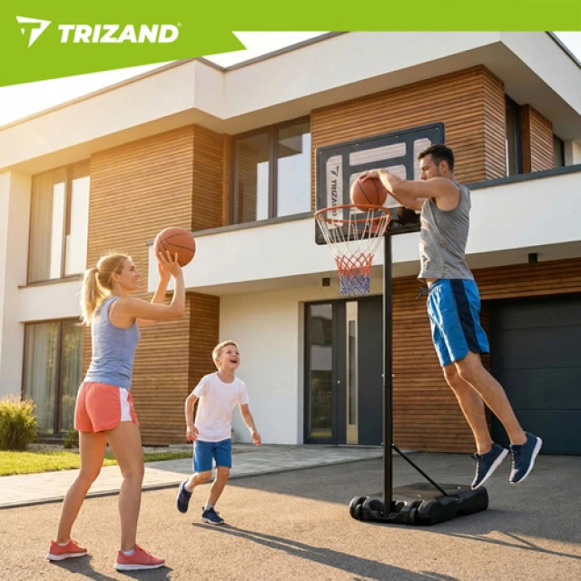 Баскетбольное кольцо Trizand 259 см с щитом и основанием (5900779962828)