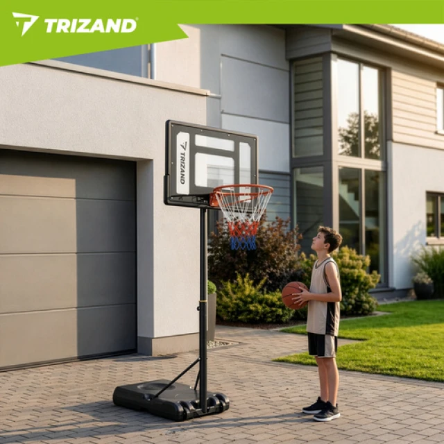 Баскетбольное кольцо Trizand 259 см с щитом и основанием (5900779962828)
