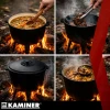 Казан чавунний емальований Kaminer 8 л (5900779962842)