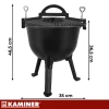 Казан чугунный эмалированный Kaminer 10 л (5900779962859)