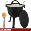 Казан чугунный эмалированный Kaminer 10 л (5900779962859)