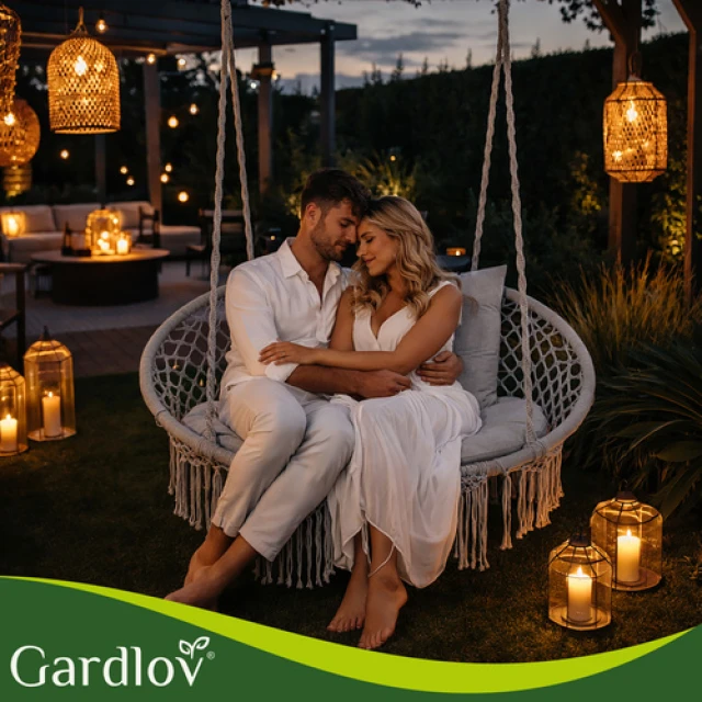 Гойдалка гніздо лелеки подвійна Gardlov 300 кг Gray (5900779962873)