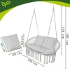 Гойдалка гніздо лелеки подвійна Gardlov 300 кг Gray (5900779962873)