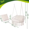Гойдалка гніздо лелеки подвійна Gardlov 300 кг Cream (5900779962880)