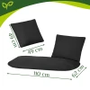 Подушка для подвійної гойдалки Gardlov Black (5900779962897)