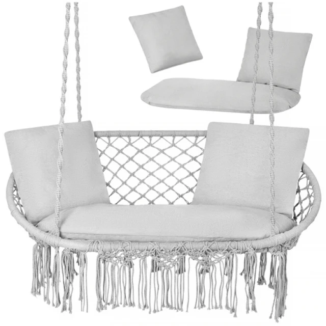 Подушка для подвійної гойдалки Gardlov Gray (5900779962903)