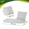 Подушка для подвійної гойдалки Gardlov Gray (5900779962903)