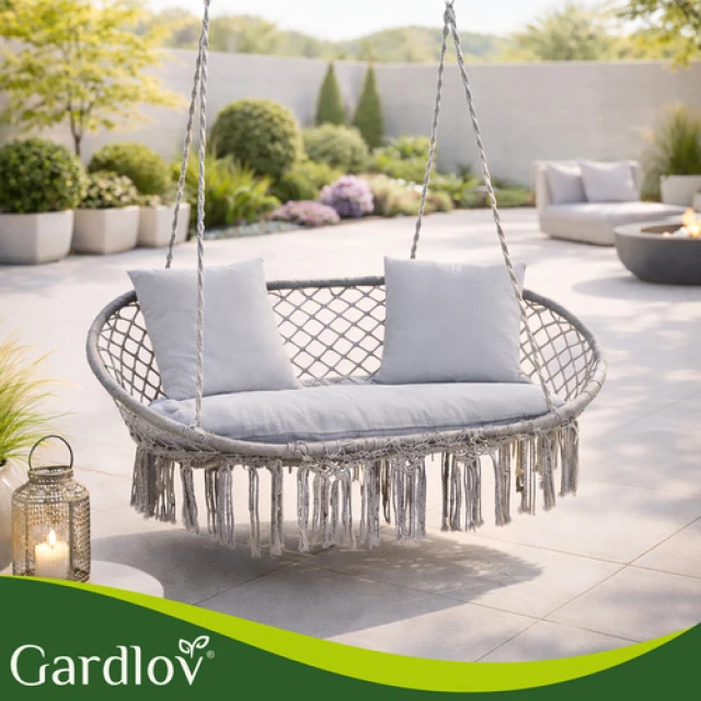 Подушка для подвійної гойдалки Gardlov Gray (5900779962903)