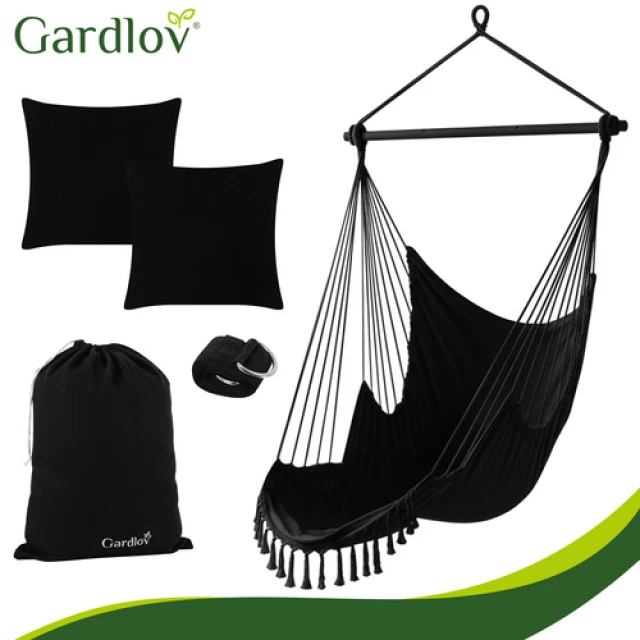 Підвісне крісло-гойдалка Gardlov 210 см Black (5900779962989)
