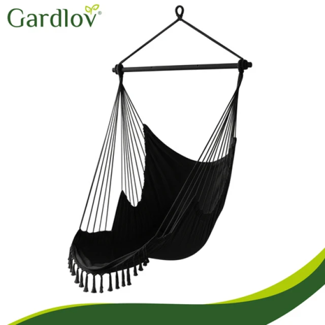 Підвісне крісло-гойдалка Gardlov 210 см Black (5900779962989)