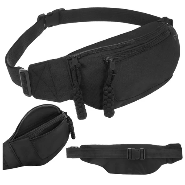 Сумка на пояс для бега Trizand 37x15x7 см Black (5900779963030)