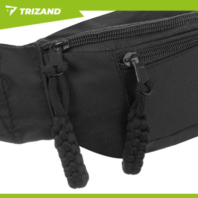 Сумка на пояс для бега Trizand 37x15x7 см Black (5900779963030)