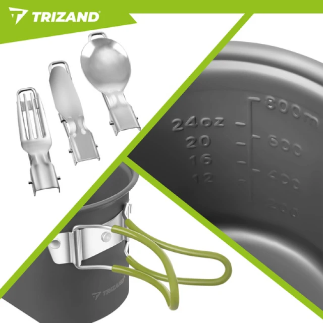 Набор туристических котелков Trizand 1,2 л (5900779963078)