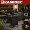 Газовий гриль Kaminer Varen Black 3.0 2+1 10 кВт Black (5900779963108)