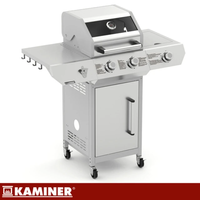 Газовий гриль Kaminer Varen 3.0 2+1 10 кВт (5900779963146)