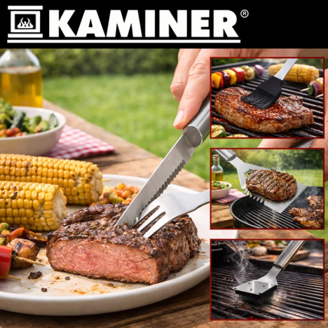 Набір для гриля Kaminer 26 предметів (5900779963207)
