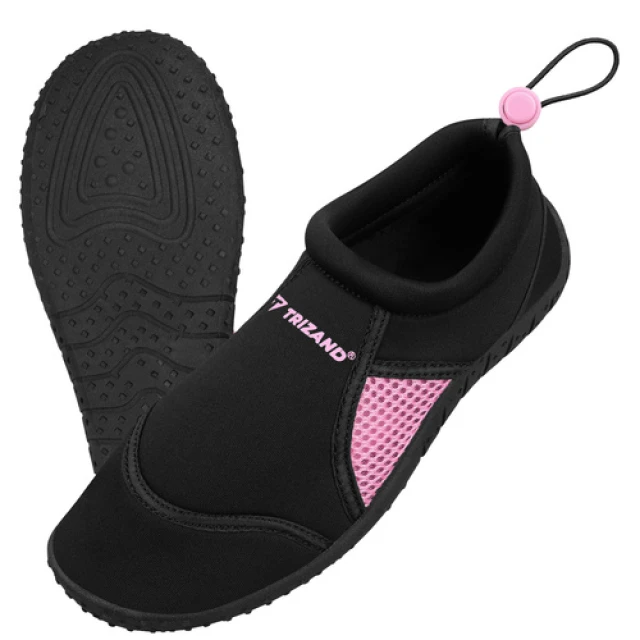 Взуття для води Trizand 39 розмір 5 мм Black-Pink (5900779963276)