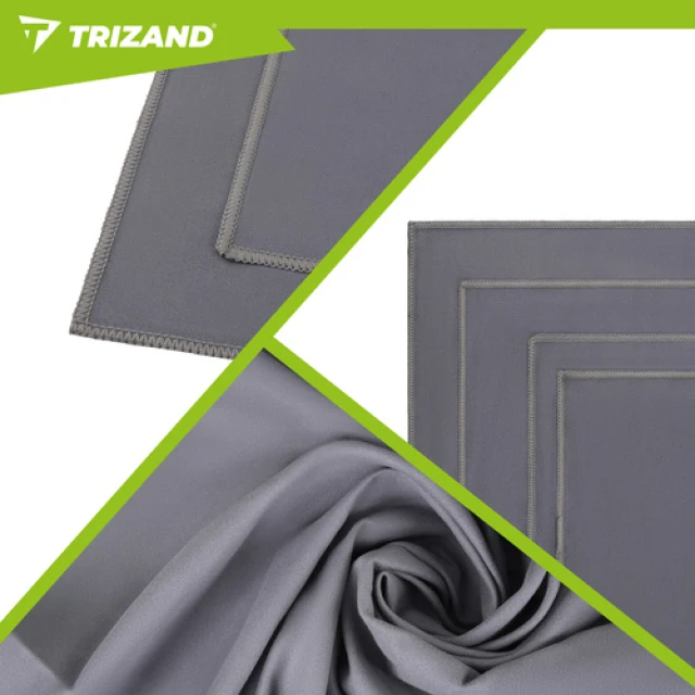 Полотенце быстросохнущее Trizand 180x100 см из микрофибры Grey (5900779963351)