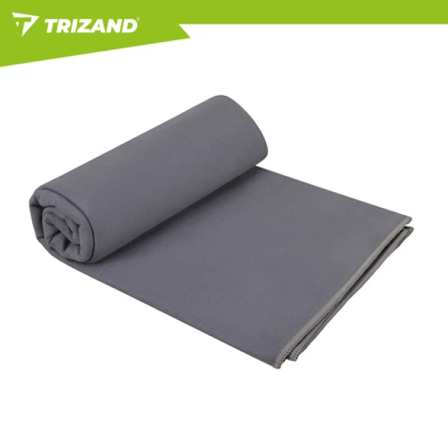 Полотенце быстросохнущее Trizand 180x100 см из микрофибры Grey (5900779963351)
