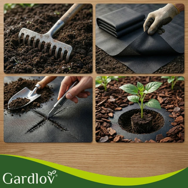 Агроволокно чорне Gardlov 1,6x20 м 50 г/м² з УФ-захистом (5900779963375)