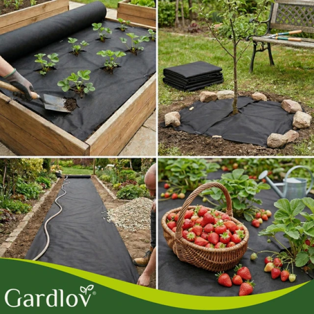 Агроволокно чорне Gardlov 1,6x20 м 50 г/м² з УФ-захистом (5900779963375)