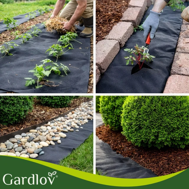 Агроволокно чорне Gardlov 1,6x20 м 50 г/м² з УФ-захистом (5900779963375)