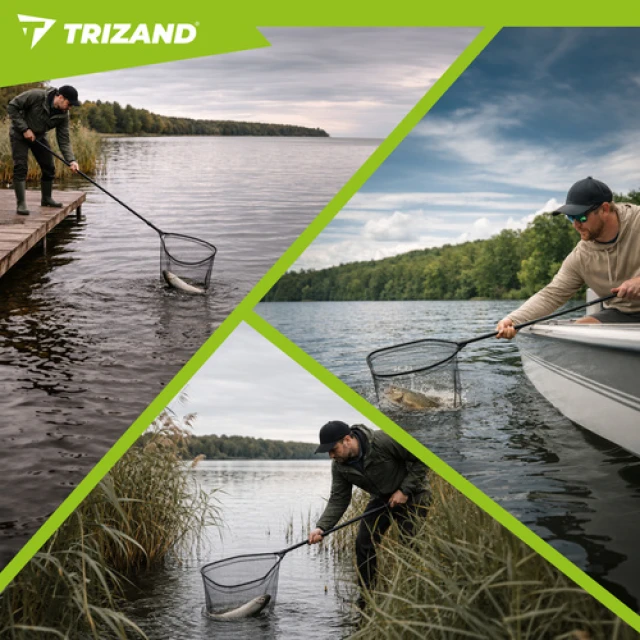 Підсак рибальський телескопічний Trizand 230 см (5900779963399)