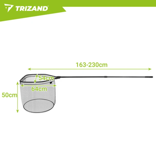 Підсак рибальський телескопічний Trizand 230 см (5900779963399)
