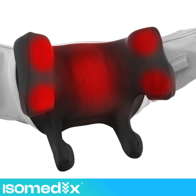 Масажер для шиї Isomedix Shiatsu 22,2 Вт з підігрівом LED USB-C (5900779963412)