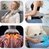 Масажер для шиї Isomedix Shiatsu 22,2 Вт з підігрівом LED USB-C (5900779963412)