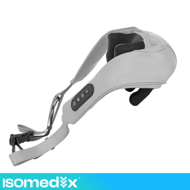 Масажер для шиї Isomedix Shiatsu 22,2 Вт з підігрівом LED USB-C (5900779963412)