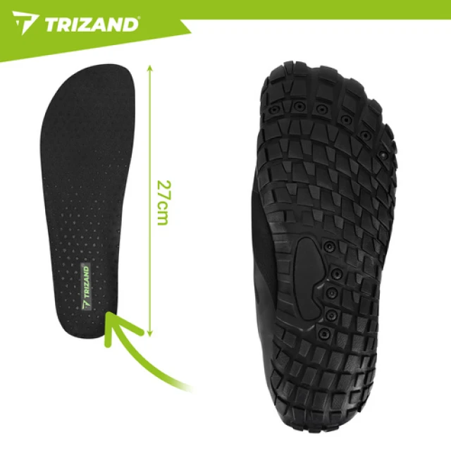 Аквавзуття Trizand 42 розмір 5 мм Black (5900779963436)