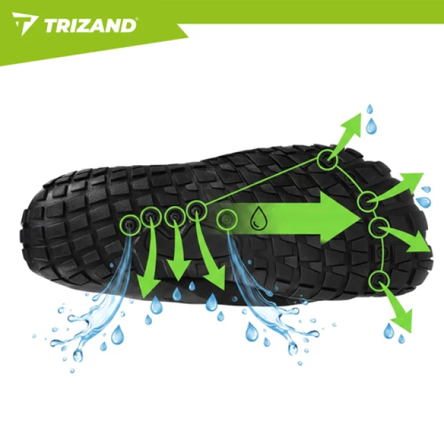 Аквавзуття Trizand 42 розмір 5 мм Black (5900779963436)