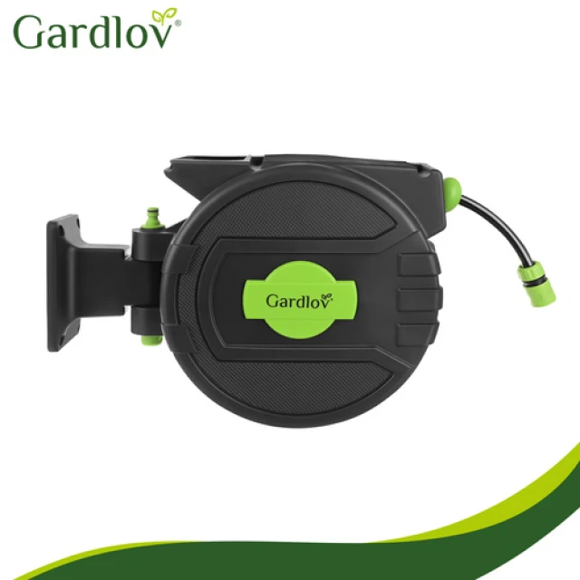 Котушка для шланга автоматична Gardlov 20 м з розпилювачем 7 режимів (5900779963580)