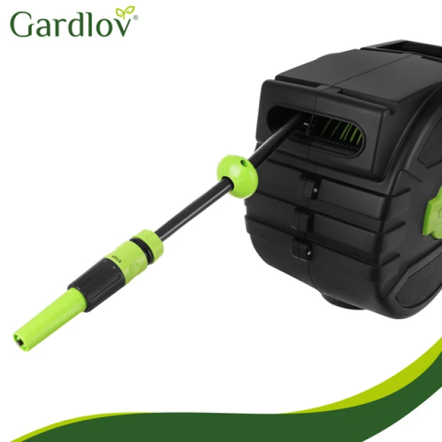 Котушка для шланга автоматична Gardlov 20 м з розпилювачем 7 режимів (5900779963580)
