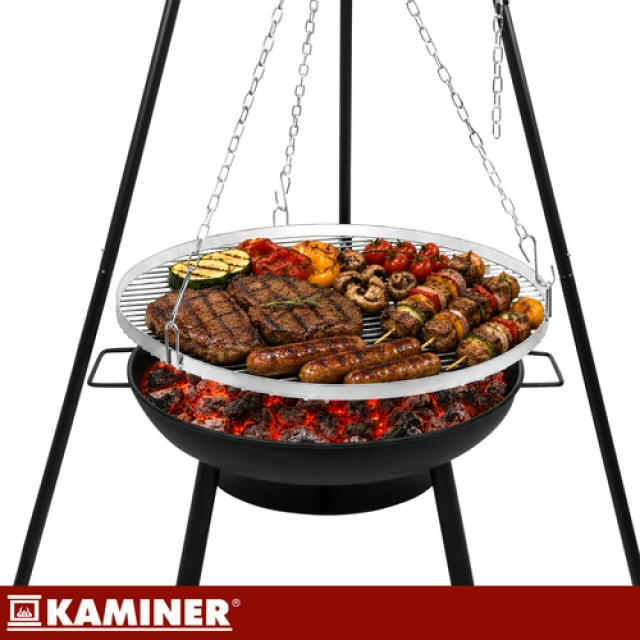 Садовий гриль на триноді Kaminer 167x58 см (5900779963658)