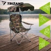 Крісло складне туристичне Trizand Panama з навісом Camouflage (5900779963672)