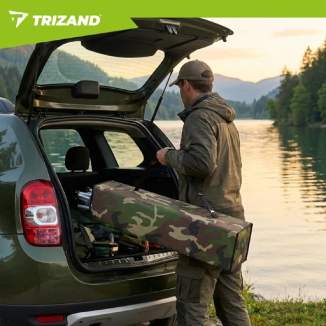 Крісло складне туристичне Trizand Panama з навісом Camouflage (5900779963672)