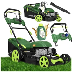 Газонокосарка бензинова Gardlov DriveXPro 196 см³ з приводом 4 в 1 мульчування ширина скошування 51 см кошик 60 л (5900779963726)