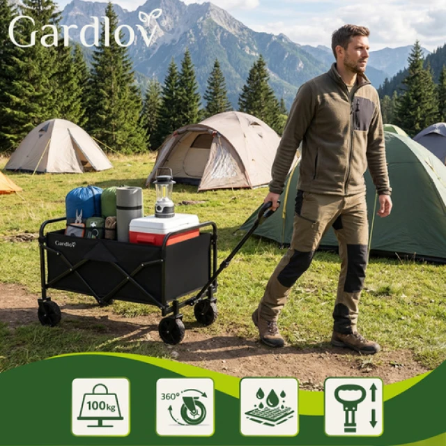Садова тележка складана Gardlov 69x45x49 см 90 л (5900779963764)