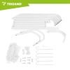 Футбольні ворота Trizand 213x150x90 см з сіткою (5900779963788)