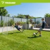 Футбольні ворота Trizand 213x150x90 см з сіткою (5900779963788)
