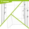 Футбольні ворота Trizand 213x150x90 см з сіткою (5900779963788)