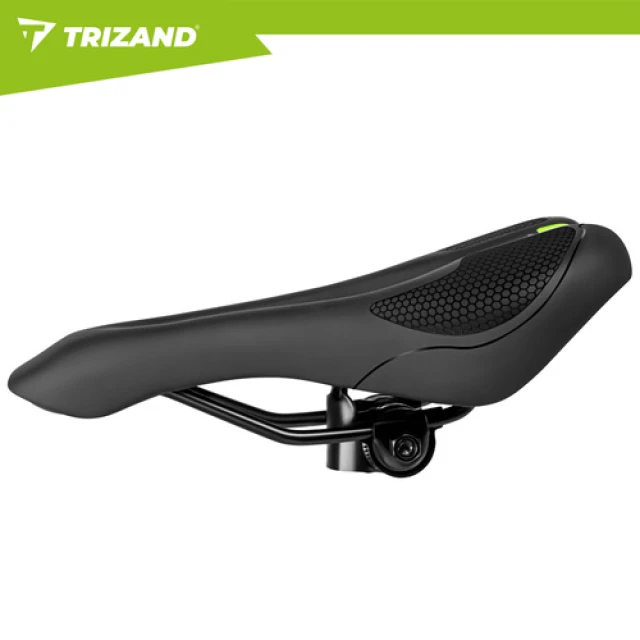 Сідло велосипедне Trizand 28x14 см Black (5900779963801)
